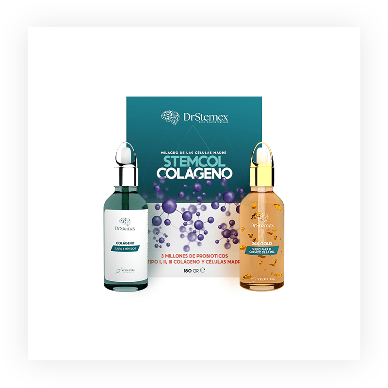 COLLAGEN DR STEMEX + COLLAGEN SERUM + 24K GOLDEN SERUM - drstemex